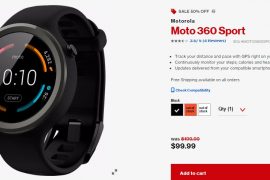 [Hot Deal] Moto 360 Sport on sale for $99 only from Verizon