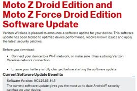 Verizon Moto Z Droid and Z Force Droid receiving OTA update with June security patch