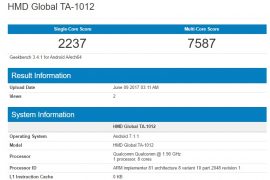 Nokia 9 leaks again as TA-1012, Snapdragon 835 processor and 4GB RAM on-board