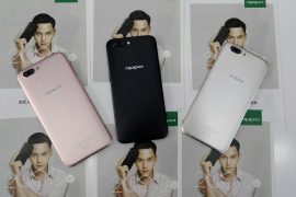 Here’s another look at Oppo R11 in Pink, Black and Gold color