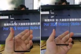 [Video] Galaxy Note 8 leak shows a new display panel design