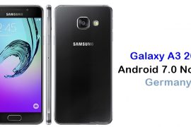 Galaxy A3 2016 Android 7.0 Nougat update released in Germany