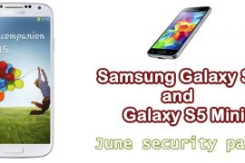 Galaxy S4 and Galaxy S5 mini also receiving OTA update with June security patch
