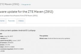 ZTE Maven receiving update with June security patch