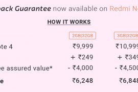 Flipkart offering Buyback Guarantee on Redmi Note 4 with July 14 sale