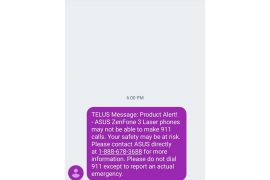 PSA: Asus ZenFone 3 Laser is currently having issues calling 911 in Canada
