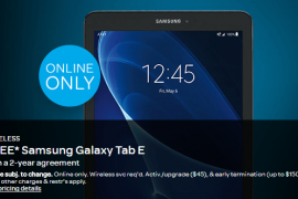 Galaxy Tab E Deal: Get it for free through AT&T with a 2-year contract
