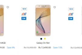 Samsung Deals: Get On and J series devices at up to 15% discount from Samsung Shop India