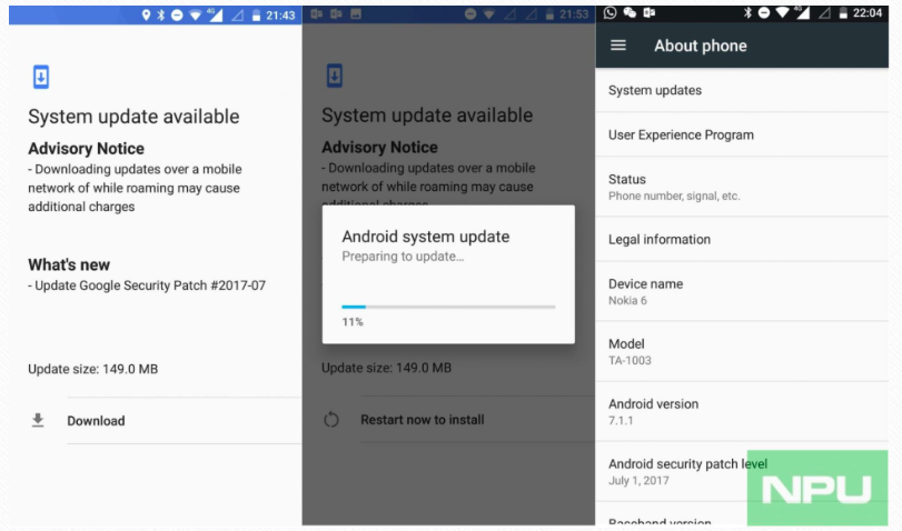 Nokia 6 update