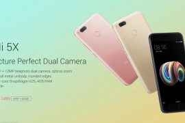 Xiaomi Mi 5X price set at RMB 1499 ($220)