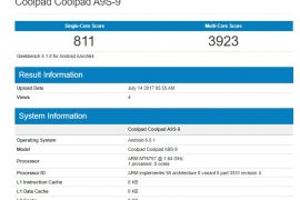 Coolpad A9S release date and specs: Device leaks out at Geekbench