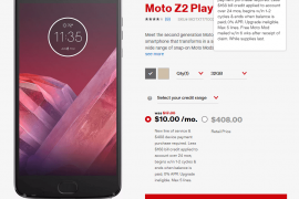 Verizon Moto Z2 Play offer: $168 off deal available ATM under 2-year contract