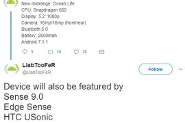 HTC might be working on U Lifestyle, dubbed as Ocean Life