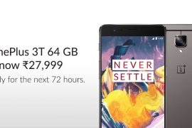 OnePlus 3T India Deal: Price dropped down to INR 27,999 for 3 days
