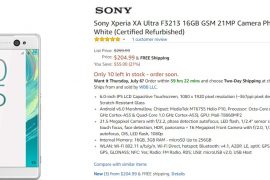 Sony Xperia XA Ultra deal: Refurbished set available for $205 at Amazon USA
