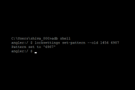 How to change or remove lock screen pattern, PIN or password via ADB on Android 8.0 Oreo
