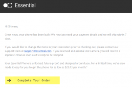 Essential Phone is now ready for shipping for those who pre-registered