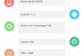 Galaxy Note 8 specs revealed via AnTuTu benchmark, sports 6GB RAM, SD 835 and Android 7.1.1
