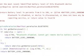 Android would soon support battery life indicator for connected Bluetooth devices