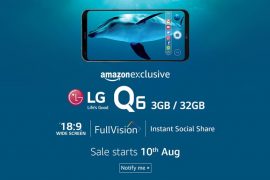 LG Q6 India release set for August 10 as Amazon Exclusive