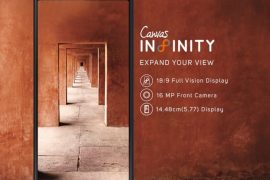 Micromax Canvas Infinity with 5.7-inch Full Vision display goes official