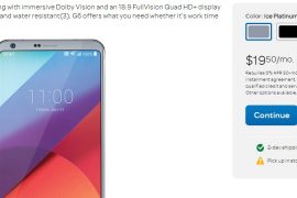 AT&T LG G6 Price reduced to $585 under no-contract offer ($135 off)