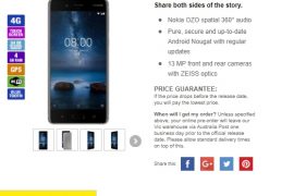 Nokia 8 up for pre-order in Australia; priced at AUD 899