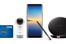 Galaxy Note 8 Deal: Pre-order Galaxy Note 8 through Sams Club and get $430 worth of free gifts