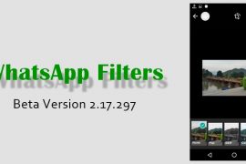 WhatsApp beta update brings photo filters