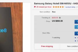 AT&T Galaxy Note 8 deals: $250 off, available on eBay for just $700