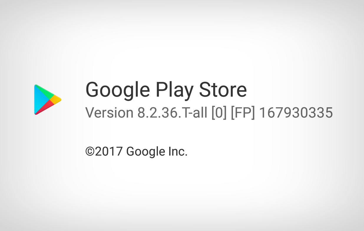 Новая версия google play