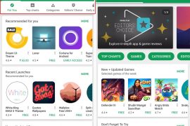 Google Play Store update with UI changes rolling out