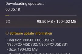 Android Pie stable update for Galaxy Note 8 begins rolling out
