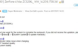 Asus ZenFone 4 Max update gets improved Bluetooth sound quality and more