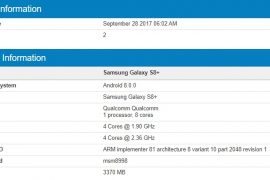 Galaxy S8 Plus Oreo beta could arrive soon, spotted running Android 8.0.0