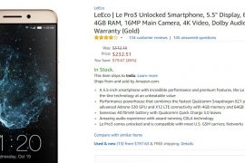 [Deal] LeEco Le Pro3 with Snapdragon 821 chip and 4GB RAM is going for just $233 at Amazon