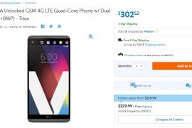 LG V20 Deal: Get the unlocked 64GB variant for just $302.52 at Walmart
