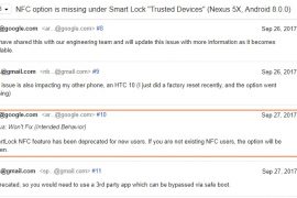Google silently disables NFC Smart Unlock on Android devices