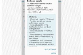 Canadian Galaxy A5 (2017) now receiving Nougat update