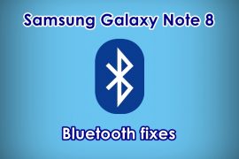 How to fix Galaxy Note 8 bluetooth problems