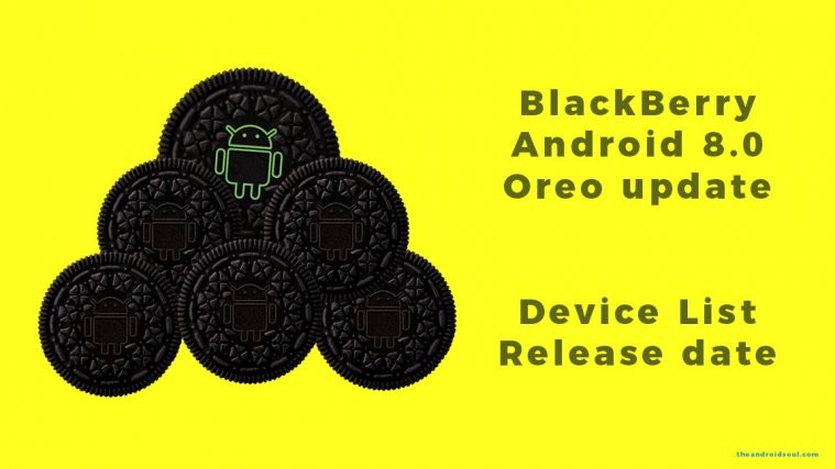 BlackBerry Oreo update