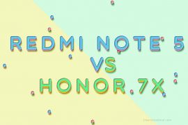 Redmi Note 5 vs Honor 7X