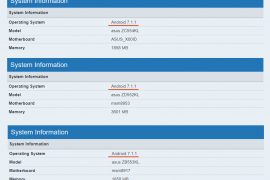 Android 7.1.1 update spotted for ZenFone 4 Selfie, ZenFone 4 Max and their Pro editions