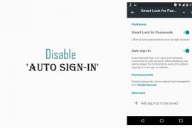 How to disable ‘Auto sign-in’ for apps and websites on Android