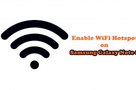 How to enable WiFi Hotspot on Sprint Galaxy Note 8