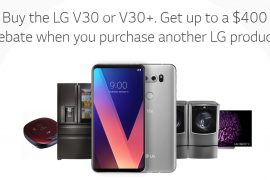 [Black Friday Deal] Buy a LG V30 or V30+ now and get $400 rebate when you purchase another LG product