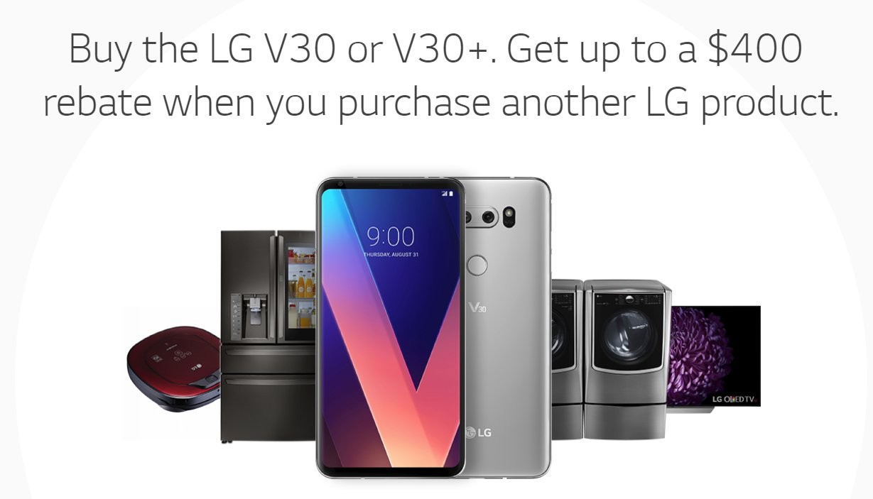  Black Friday Deal Buy A LG V30 Or V30 Now And Get 400 Rebate When 