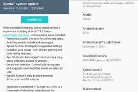 Sony Xperia XZ and XZs are getting a taste of Android 8.0 Oreo update right now