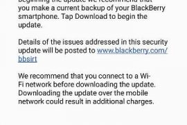 BlackBerry DTEK50 receives November patch in Canada