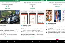 Editors’ Choice highlights now show directly under app listings on Play Store